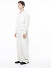 Men s M243PT02IV Jaguard String Rug Pants Ivory - CHANCE'S NOI - BALAAN 5