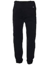 Lens Wappen Diagonal Big Pocket Straight Pants Black - CP COMPANY - BALAAN 4