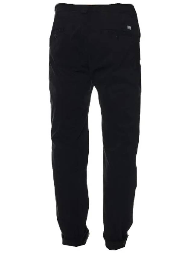 Lens Wappen Diagonal Big Pocket Straight Pants Black - CP COMPANY - BALAAN 4