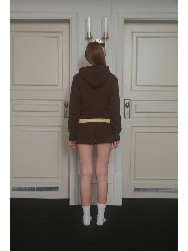 label stitch shorts brown - FOR THE WEATHER - BALAAN 5