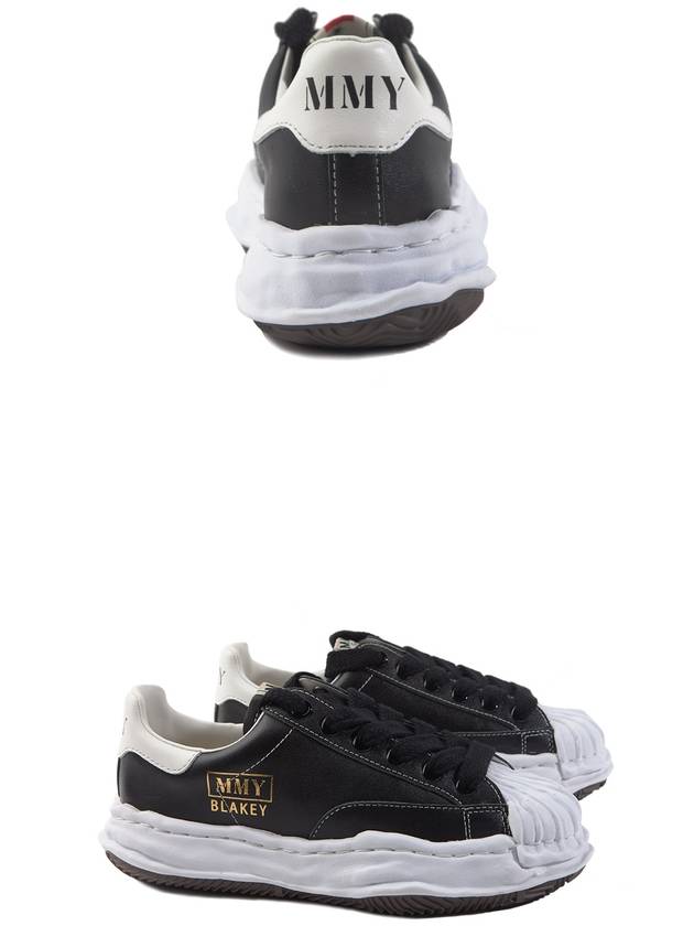 Blakey Logo OG Sole Low Top Sneakers Black - MAISON MIHARA YASUHIRO - BALAAN 7