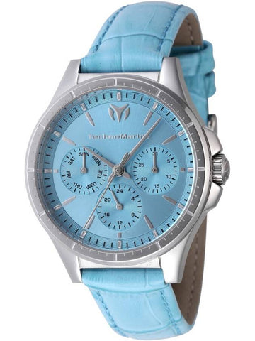 Technomarine MoonSun Date-DayQuartz Light Blue Dial Ladies Watch TM-822057 - TECHNOMARINE - BALAAN 1