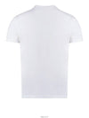 Patch Logo Cotton Short Sleeve T-Shirt White - PRADA - BALAAN 7