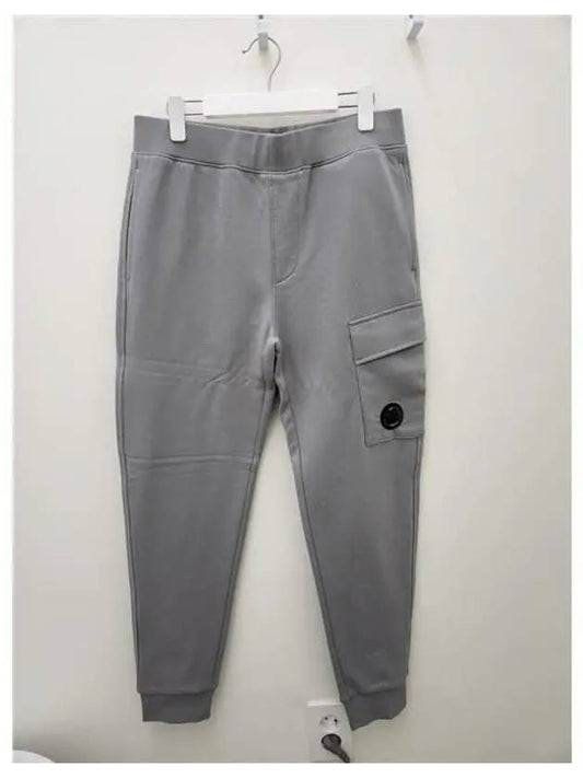 Men's Lens Waffen Jogger Track Pants Gray - CP COMPANY - BALAAN.