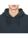 Wappen Patch Brushed Cotton Fleece Hoodie Navy - STONE ISLAND - BALAAN 6