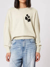 Marisans Logo Knit Top Light Grey - ISABEL MARANT - BALAAN 3