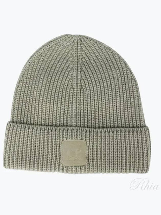 Logo Metropolis Wool Beanie Green - CP COMPANY - BALAAN 2