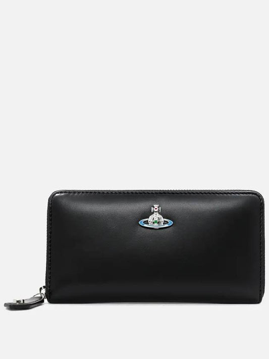 Napa Classic Zip Around Long Wallet Black - VIVIENNE WESTWOOD - BALAAN 2