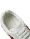 Astel Leather Low Top Sneakers White - BALLY - BALAAN 8