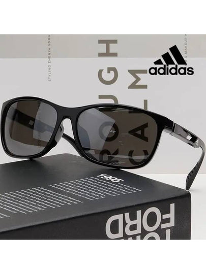 Sports Sunglasses SP0014 F 01D Polarized Black Asian Fit - ADIDAS - BALAAN 2