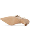 J'adior Satin Cotton Slingback Heels Nude - DIOR - BALAAN 6