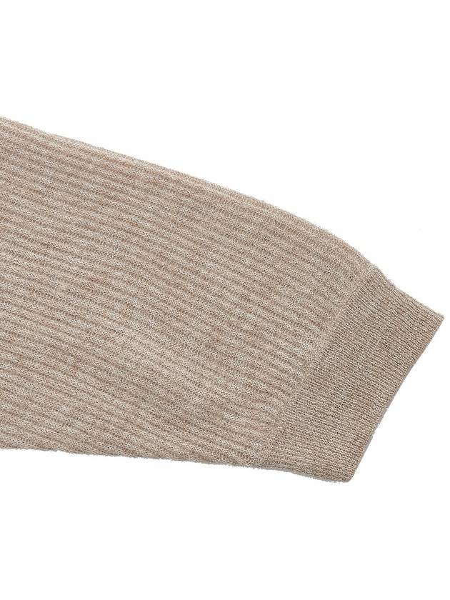 Crew Neck Knit Top Beige - BRUNELLO CUCINELLI - BALAAN 7