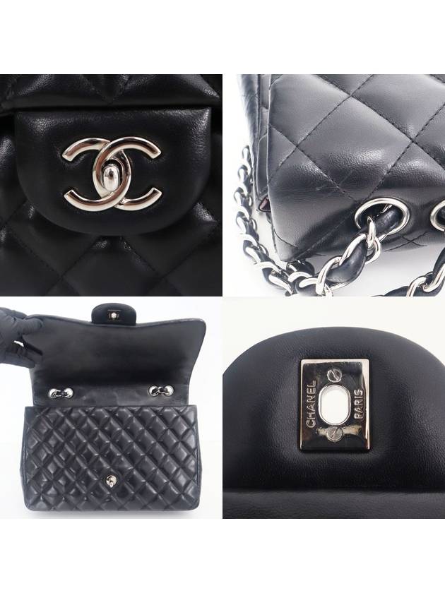 Classic Jumbo Lambskin Flap Bag Black A58600 - CHANEL - BALAAN 7