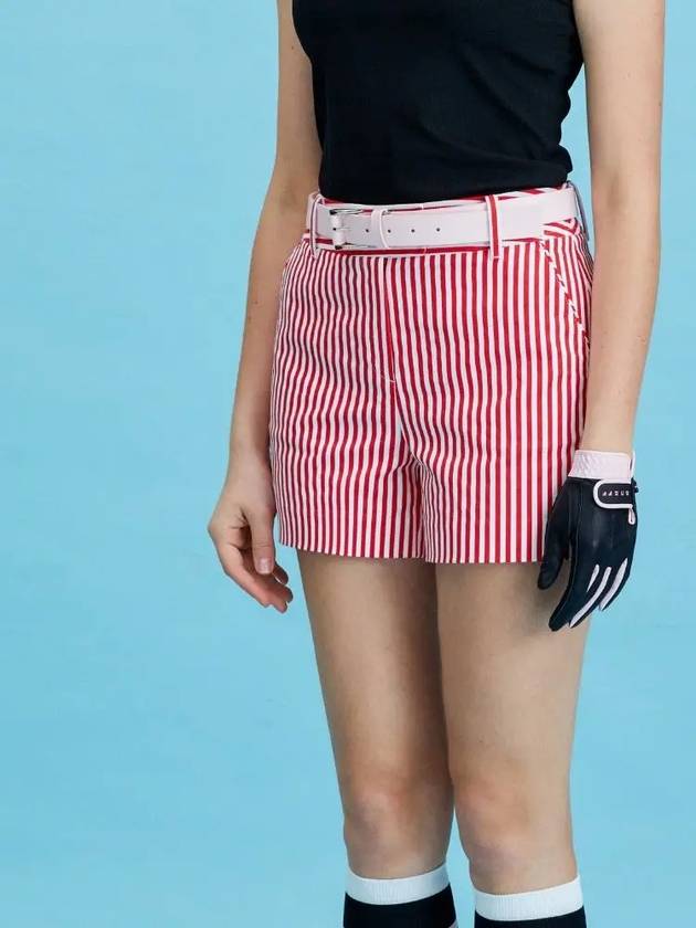 Striped Cotton Shorts OF5713LARED - ONOFF - BALAAN 4