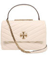 Kira Chevron Convertible Strap Small Shoulder Bag New Cream - TORY BURCH - BALAAN 2