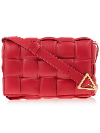 Gold Padded Cassette Cross Bag Strawberry - BOTTEGA VENETA - BALAAN 2