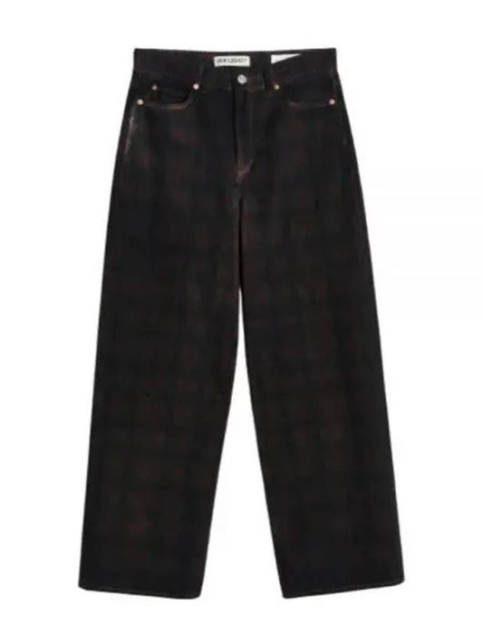 Full Cut Overdyed Big Lumbercheck PrintJeans Black - OUR LEGACY - BALAAN 2