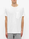 Shadow Project Pocket Short Sleeve T-Shirt White - STONE ISLAND - BALAAN 4