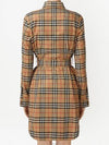 Vintage Check Belted Short Dress Beige - BURBERRY - BALAAN 3
