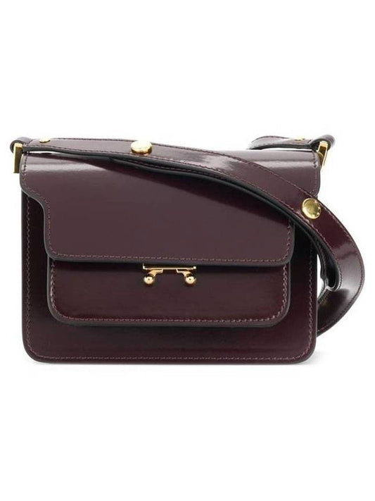 Trunk Cross Shoulder Bag Purple - MARNI - BALAAN 1