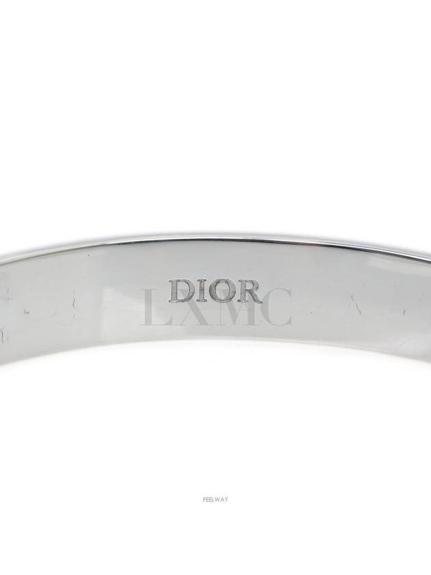 Icon Cannage Bangle Bracelet Silver B2164HOMST Warranty - DIOR - BALAAN 5