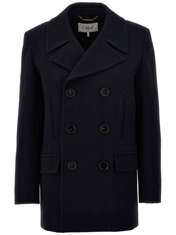 Chloé Double-Breasted Coat - CHLOE - BALAAN 1