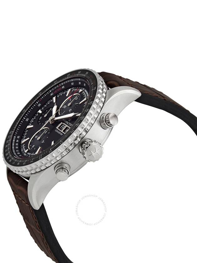 Khaki Aviation Automatic Watch Brown - HAMILTON - BALAAN 3