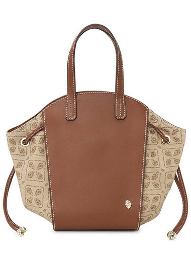 Allure Women's Tote Bag BAG51680 JACQUARD LATTE CUOIO - HELEN KAMINSKI - BALAAN 1