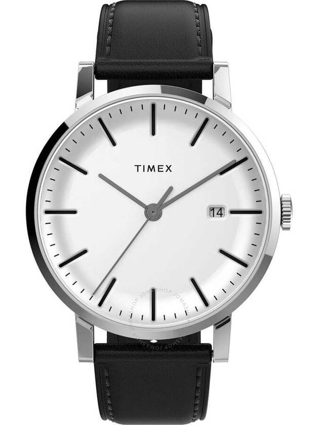 Timex Midtown Quartz White Dial Unisex Watch TW2V36300 - TIMEX - BALAAN 1