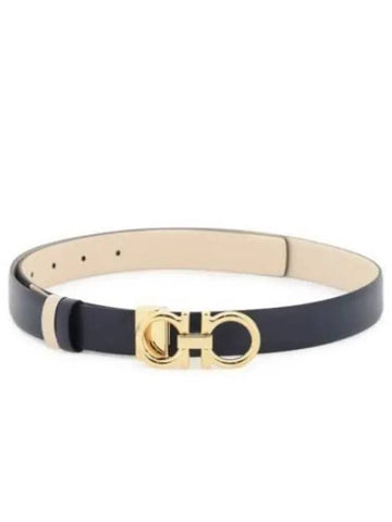 Ferragamo 24 673941 23A564 Reversible Gancini Belt - SALVATORE FERRAGAMO - BALAAN 1