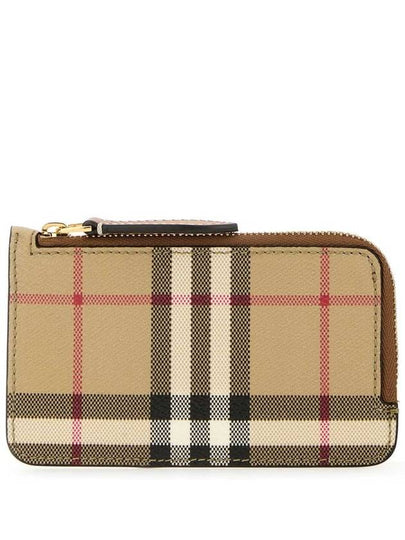 Check Card Wallet Archive Beige - BURBERRY - BALAAN 2