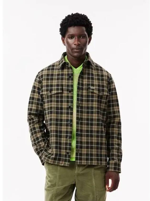 Men s Two Pocket Check Overshirt CH7209 54N IC3 Domestic Product GQ2N24091078577 - LACOSTE - BALAAN 1