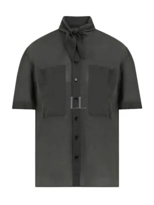 Cotton Short Sleeve Shirt Grey - LEMAIRE - BALAAN 2