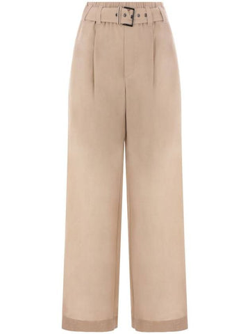 Brunello Cucinelli Trousers Beige - BRUNELLO CUCINELLI - BALAAN 1