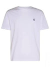 Men's Embroidery Logo Pony Classic Fit Short Sleeve T-Shirt White - POLO RALPH LAUREN - BALAAN 2