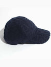 FF all over logo pattern ball cap blue - FENDI - BALAAN.