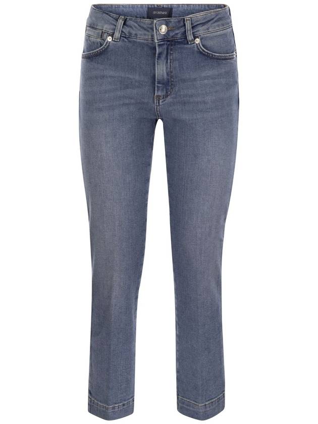 UMBRIA - Mini flare denim trousers - MAX MARA SPORTMAX - BALAAN 1