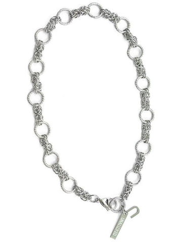 U Pendant Chain Necklace Silver - UNALLOYED - BALAAN 1