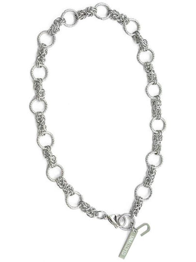 U Pendant Chain Necklace Silver - UNALLOYED - BALAAN 2