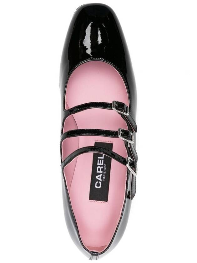 Carel Paris Black Leather Pumps - CAREL - BALAAN 4