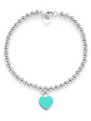 Bead 4mm Bracelet Silver Blue - TIFFANY & CO. - BALAAN 3