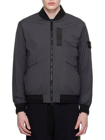 Skin Touch Nylon TC Primaloft Bomber Jacket Charcoal - STONE ISLAND - BALAAN 2