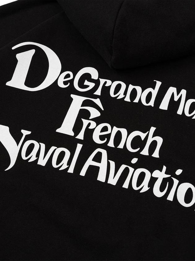 V Heavy Hood Sweat De Hoodie Black - DE GRAND MATIN - BALAAN 5