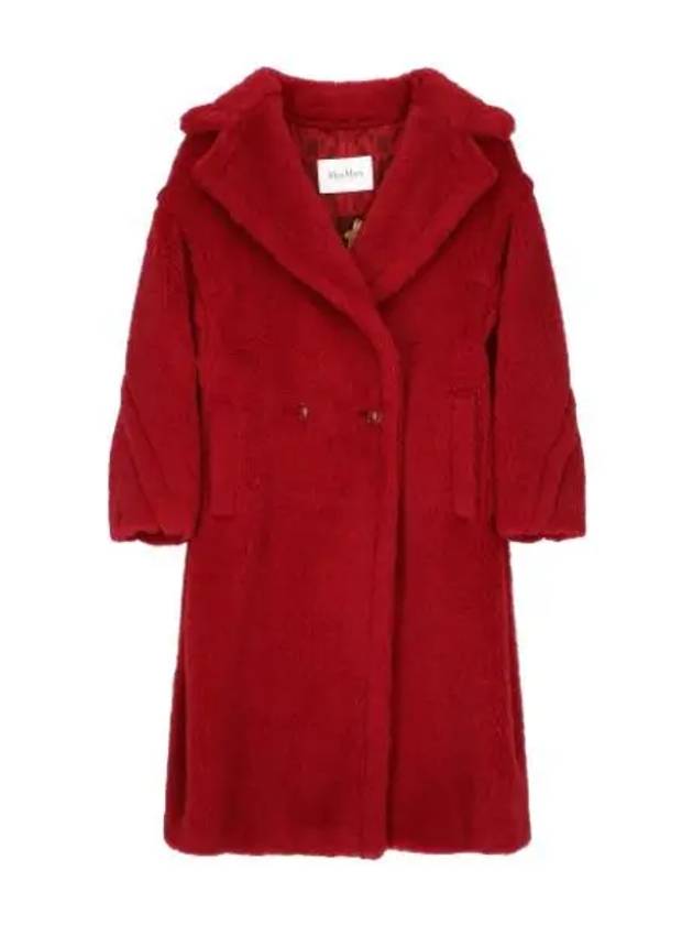 Lina Teddy Bear Coat Red - MAX MARA - BALAAN 1