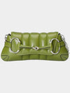 Horsebit Chain Small Green 764339 - GUCCI - BALAAN 1