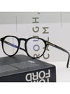 Blue light blocking glasses frame TF5833B 001 round horn rim men women eye protection - TOM FORD - BALAAN 2