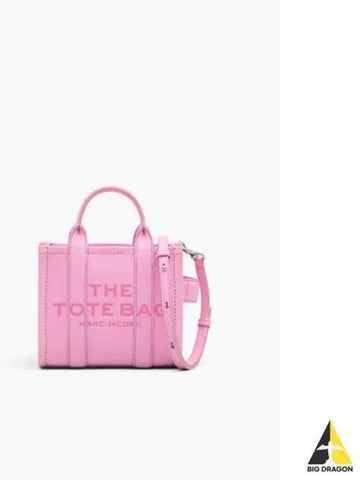 Leather the Mini Tote Fluro Candy Pink MBBAS24004PCH - MARC JACOBS - BALAAN 1