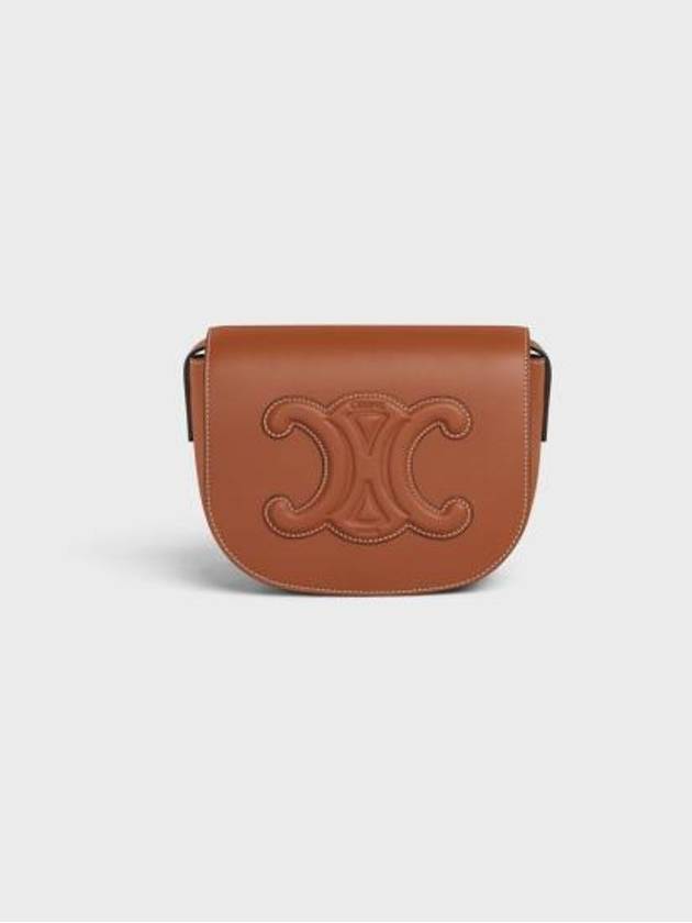 Folco Cuir Triomphe Calfskin Cross Bag Tan - CELINE - BALAAN 2