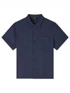 Lloyd Short Sleeve Shirt Navy - A.P.C. - BALAAN 2