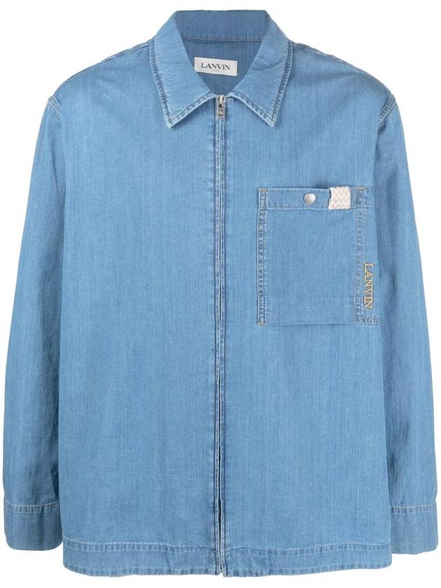 Lanvin Shirts Clear Blue - LANVIN - BALAAN 1